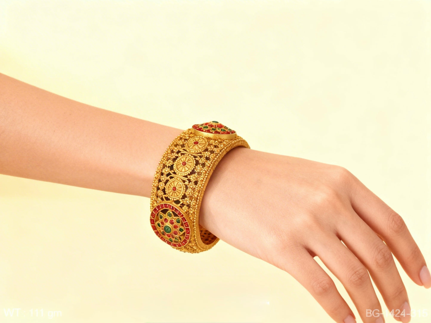 Matte gold bangle
