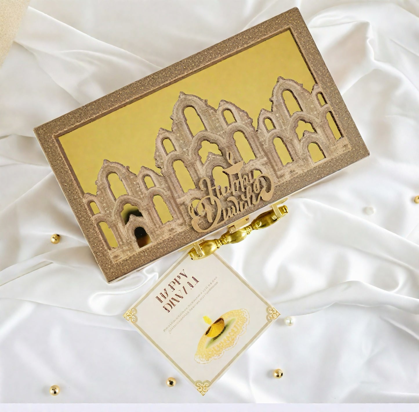 RajBhawan 2 Glass Jar Gift Box