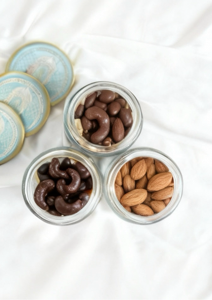 Aasma 3 glass Jar Gift Box