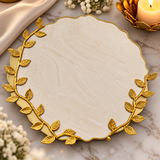 Handcrafted Gold Leaf Decor Tray