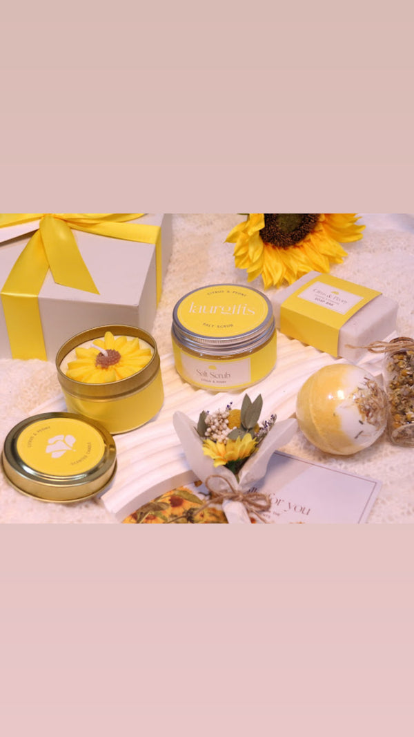 Sunflower Spa Gift Hamper Citrus and Peony - alternate view