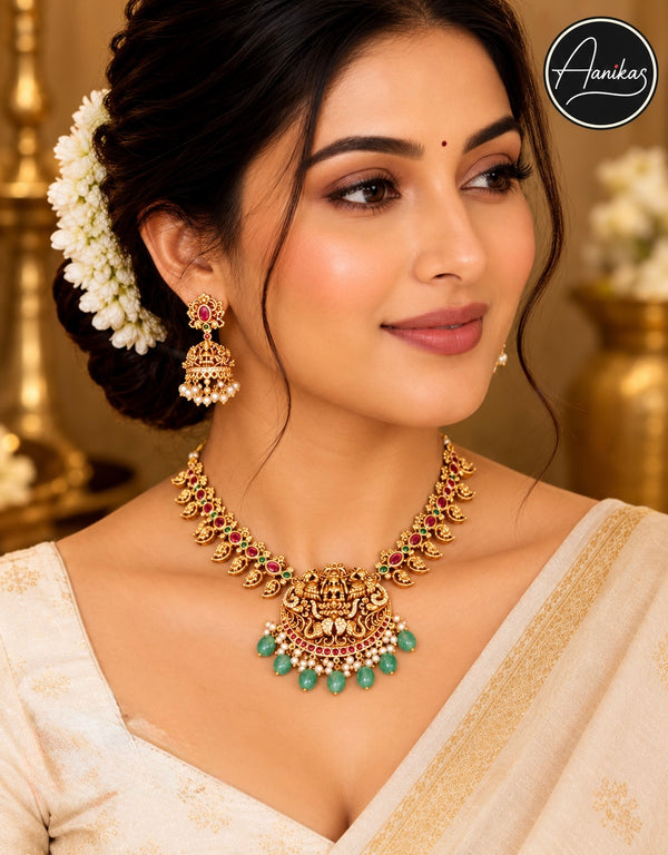 Ruby green Temple jewelry - alternate view