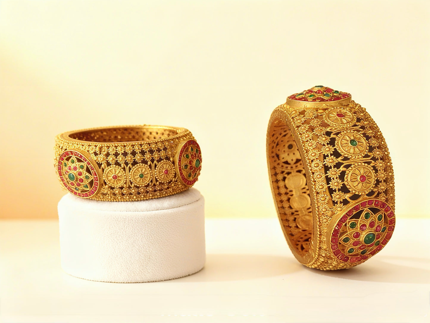 Matte gold bangle