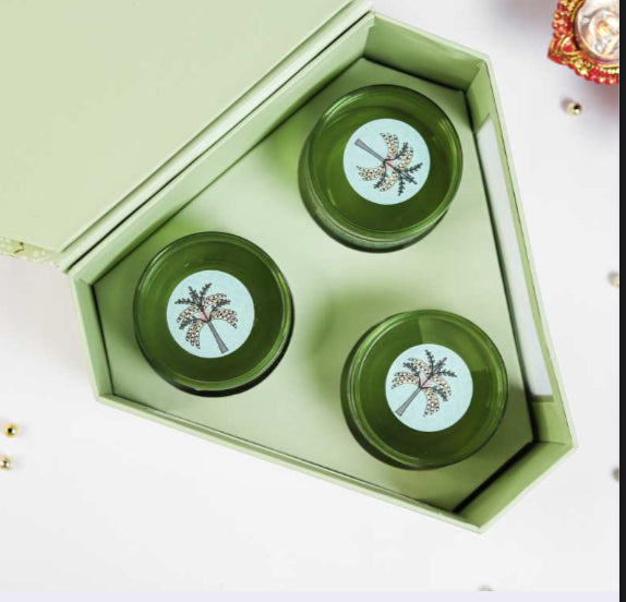 Gardenia 3 PET Jar Gift Box