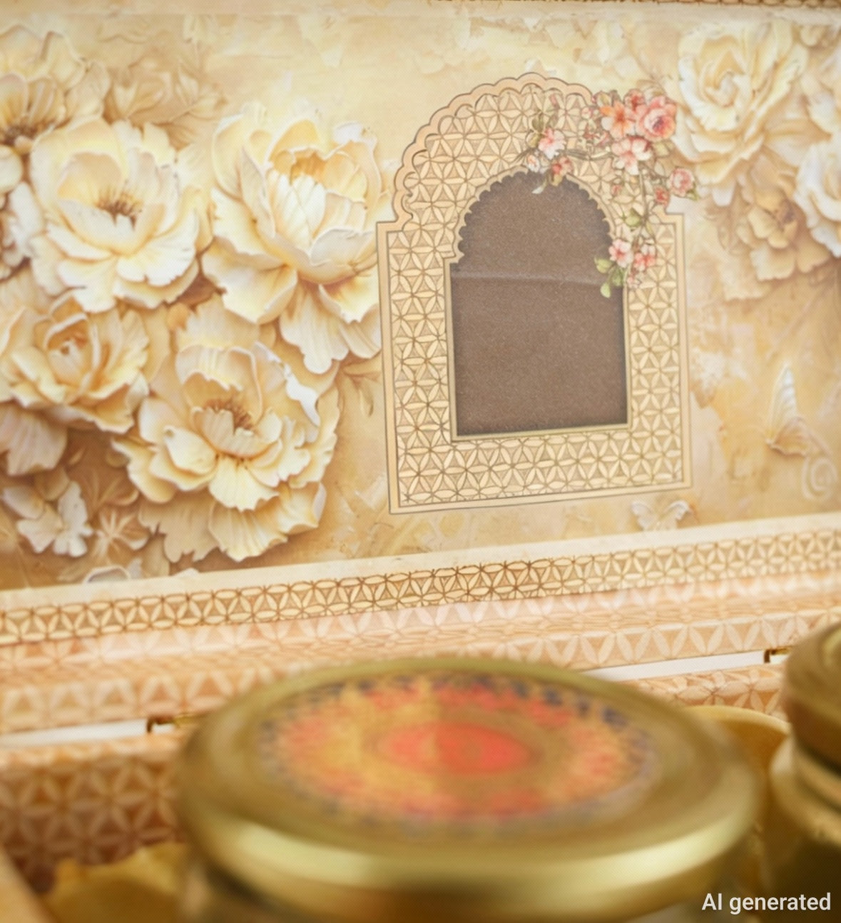 Jharokha 4 Glass Jar Gift Box