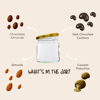 Jharokha 4 Glass Jar Gift Box