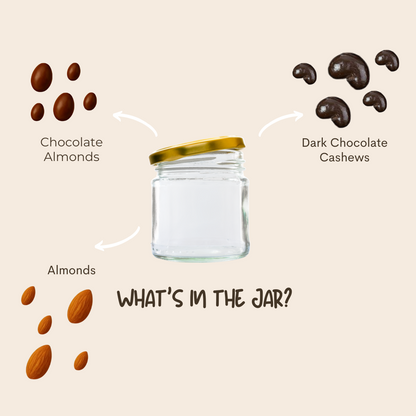 Aasma 3 glass Jar Gift Box