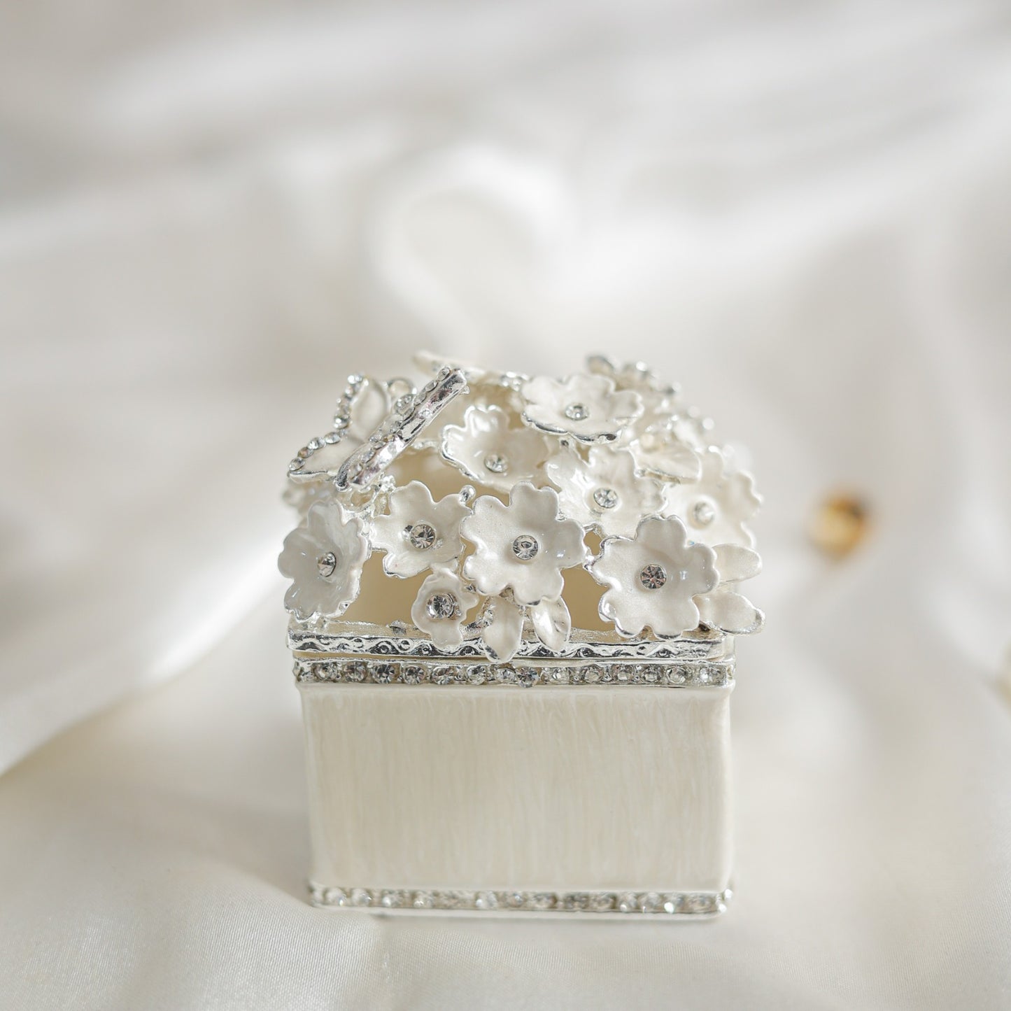 Luxury Enamel-Finish Coin Box