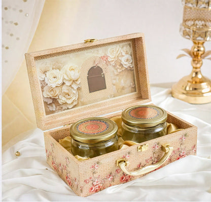 Jharokha 2 Glass Jar Gift Box