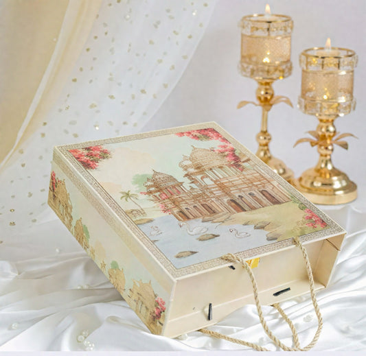 Rajputana 4 Glass Jar Gift Box