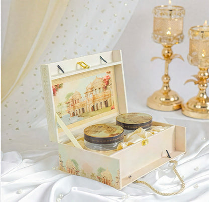 Rajputana 2 Glass Jar Gift Box