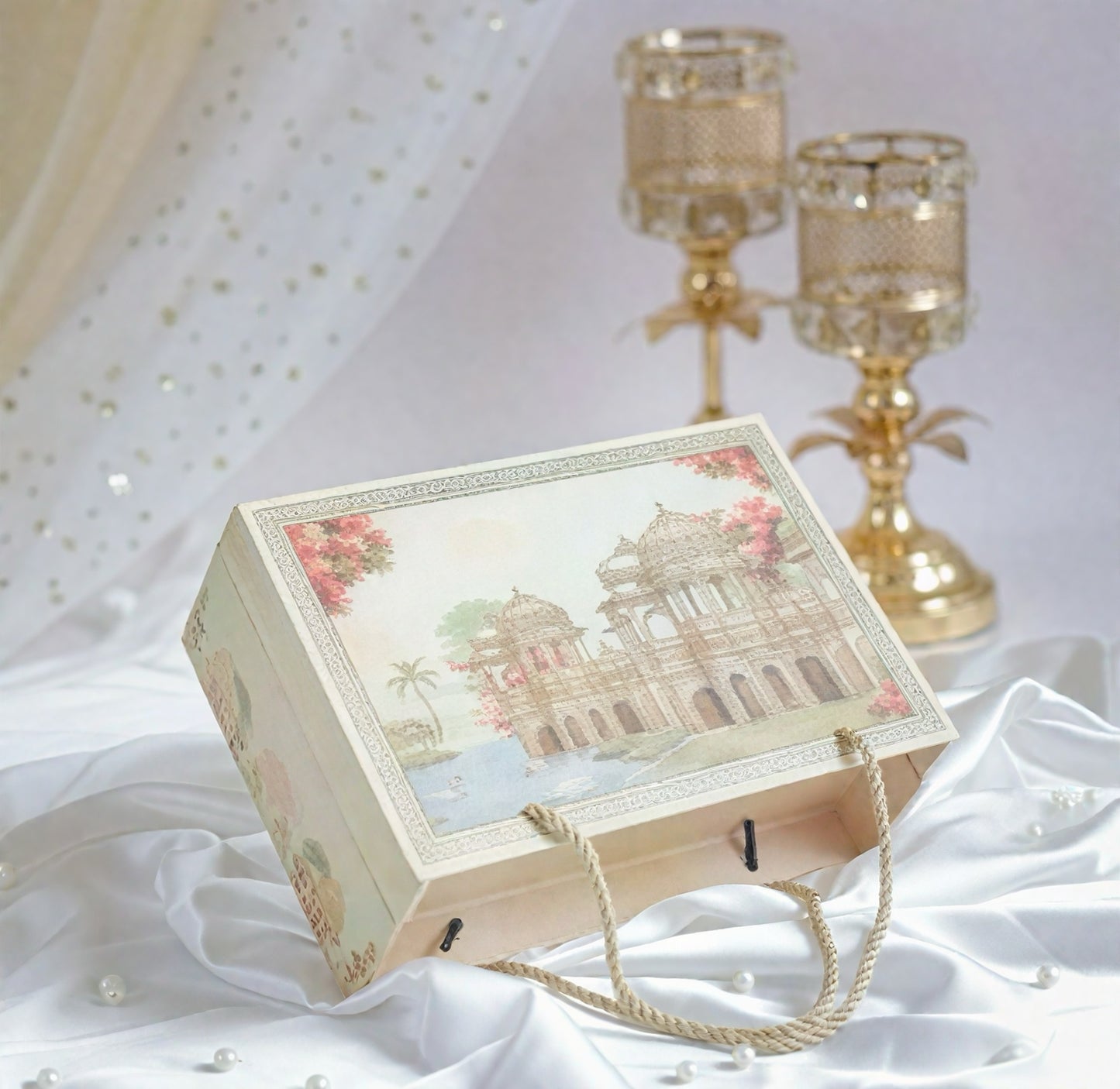 Rajputana 2 Glass Jar Gift Box